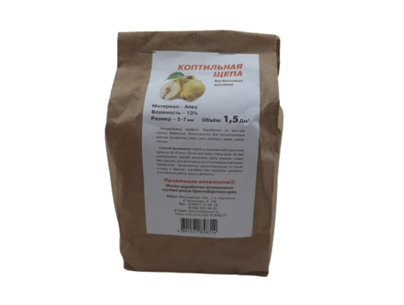 Щепа для копчения айва 1,5дм3 /0032428/