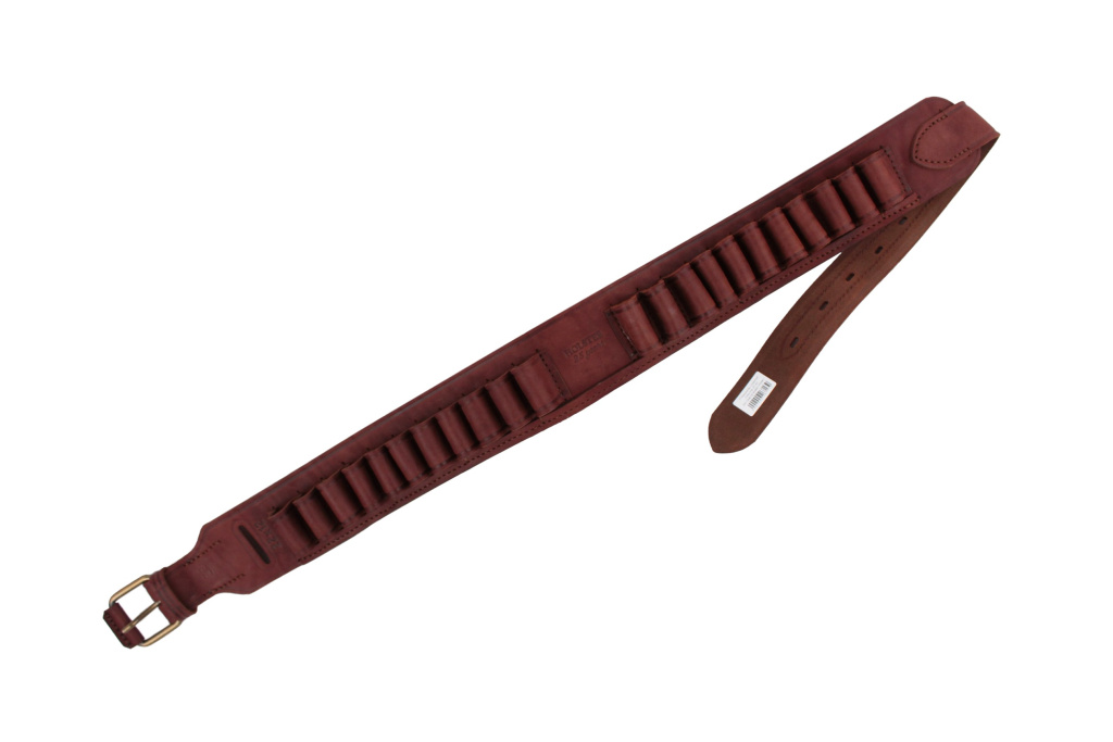 Патронташ Хольстер 25лет 12к открытый L-1150мм 22п кожа /231360000/