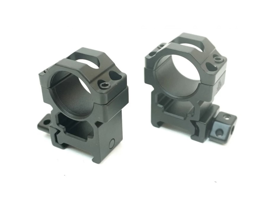 Кольца Leapers UTG Max Strength 25.4мм быстросъемные на Weaver высокие c винт. зажимом /RG2W1204/