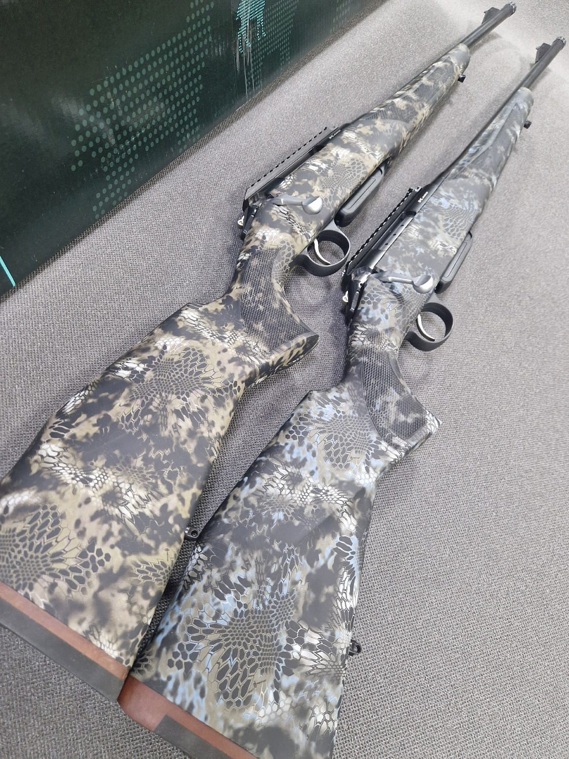 Нарезной карабин Лось-145 кал.308Win в камуфляжной расцветке