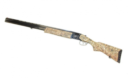 Охот. ружье МР-18 М-М кал.12/76 710мм плс Русич зат.бер. камуф. Камыш  жел. Soft Touch
