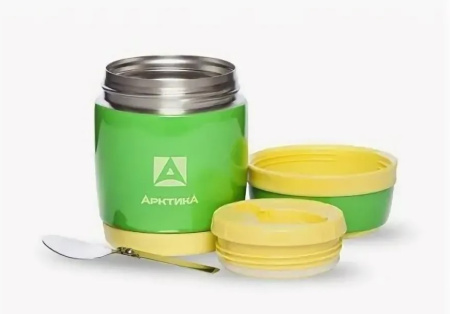 Термос-бочонок Арктика с широким горлом 380мл зеленый /409-380/