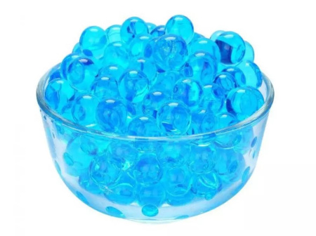 Шарик гелевый 7-8мм синий (1000)/1уп