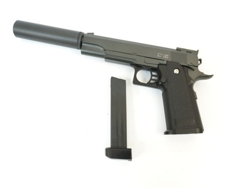 Пневматический пистолет Stalker SA5.1S Spring к.6мм+имит. ПБС+ЛЦУ /SA-3307151S/