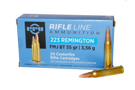Патрон 223 R PPU FMJBT 3.56/1шт(20)