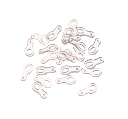 Кольцо для пелетса двойное силикон d=5-15мм 1уп/25шт