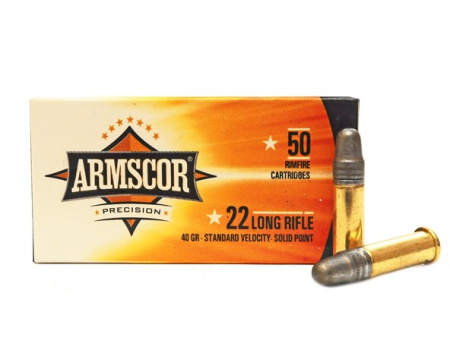 Патрон .22LR Armscor 40гр SV SP (50)/1шт.