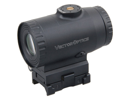 Увеличитель Vector Optics Paragon 3x18 откидной, небыстросъемный кроншт. Weaver/Picatinny (SCMF-33) (1)