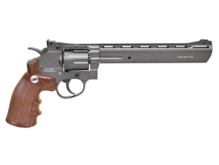 Пневматический револьвер BORNER Super Sport 703 k.4,5мм.(c картриджами 6шт.)