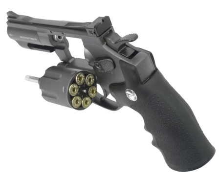 Пневматический револьвер BORNER Super Sport 708 k.4,5мм.(c картриджами 6шт.)