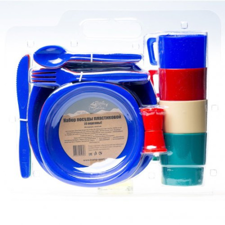 Набор посуды TRAMP на 4 персоны пластик /TRC-053/