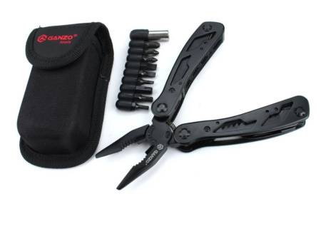 Мультитул Ganzo 11 функции черный /G104/ (3)