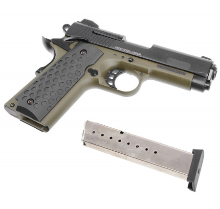 Пистолет сигнальный K1911 KURS Classic хаки к.5,5 (2)