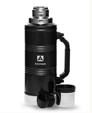 Термос Арктика с узким горлом 2,2л американский дизайн черный /106-2200Р/