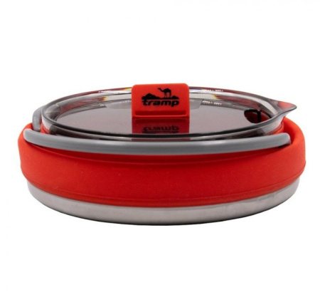 Чайник TRAMP складной силиконовый терракотовый 1л  /TRC-125/
