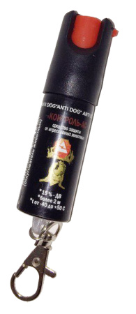 газовый баллончик Контроль-АС брелок/18мл/ (1)