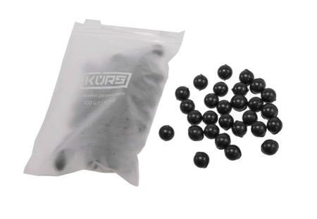 Шарики 10мм резиновые KURS (100)/1уп
