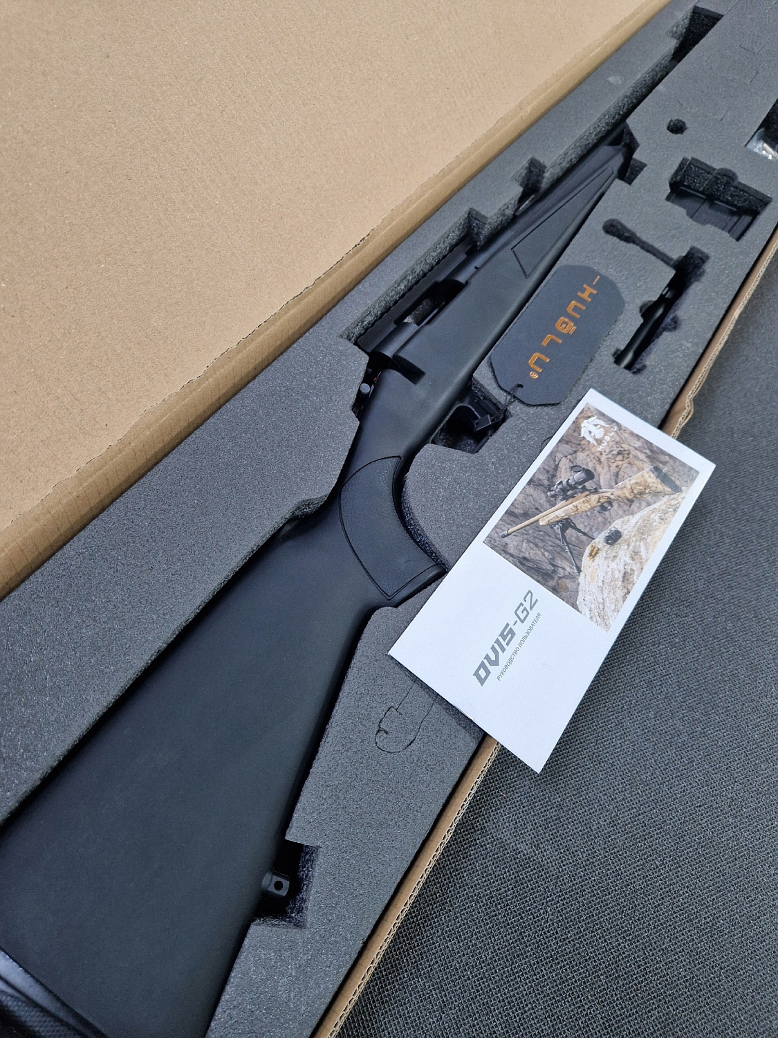 Нарезной карабин HUGLU OVIS G2 Sinthetic Black kal.308