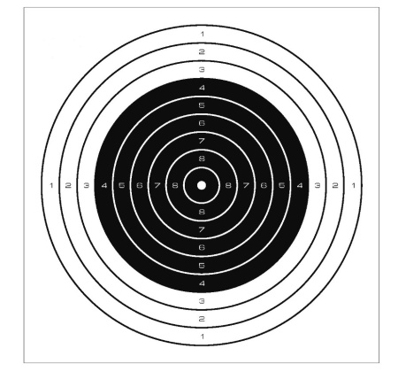Мишень ISS №8 100*1000мм /1уп=100шт