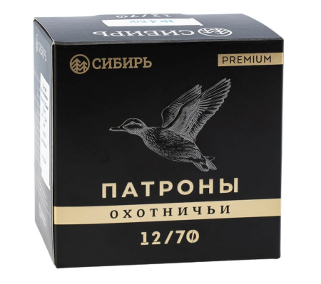 Патрон Новосибирск Сибирь Premium 12/70 №0 б/к 34гр (25)