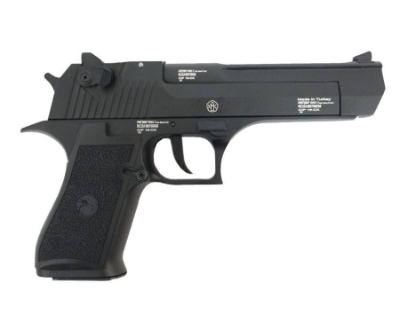 Макет охолощенный пистолета Eagle X черный к.9мм РАК