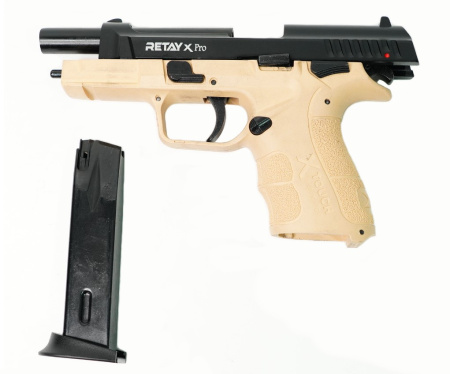 Макет охолощенный пистолета XPRO Yellow к.9мм РАК