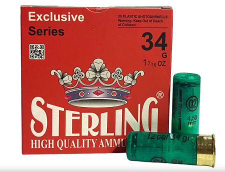 Патрон STERLING 12/70 №00 34гр. (25)