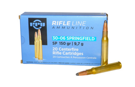 Патрон 30-06 PPU SP 9.7/1шт (20)