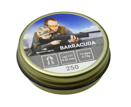 Пуля пневм. Borner Barracuda 4,5мм  0,70гр (250)/1уп.