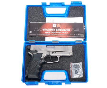 Пневматический пистолет EKOL ES 55 Fume 4,5к никель (2)