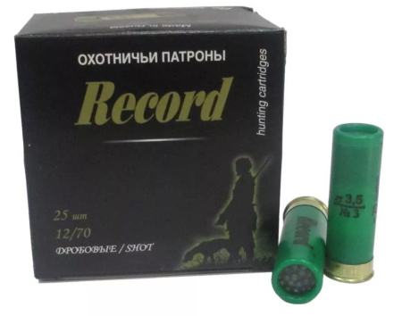 Патрон Record 12/70 №1 32гр (25)
