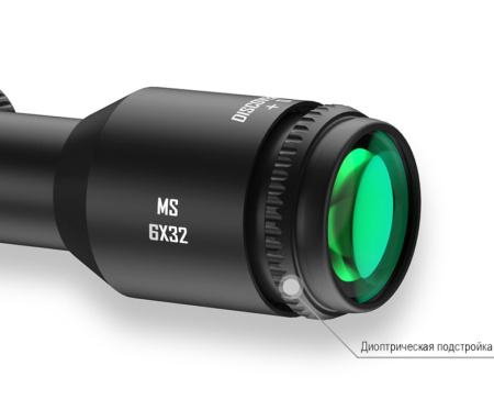 Прицел Discovery MS 6х32AC FW25 MilDot 25,4мм