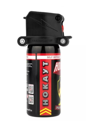 газовый баллончик Нокаут Черная молния струйно-аэрозольный 65мл флип-топ