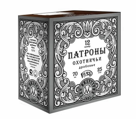 Патрон СКМ 12/70 №3 Русь 34гр. (25)