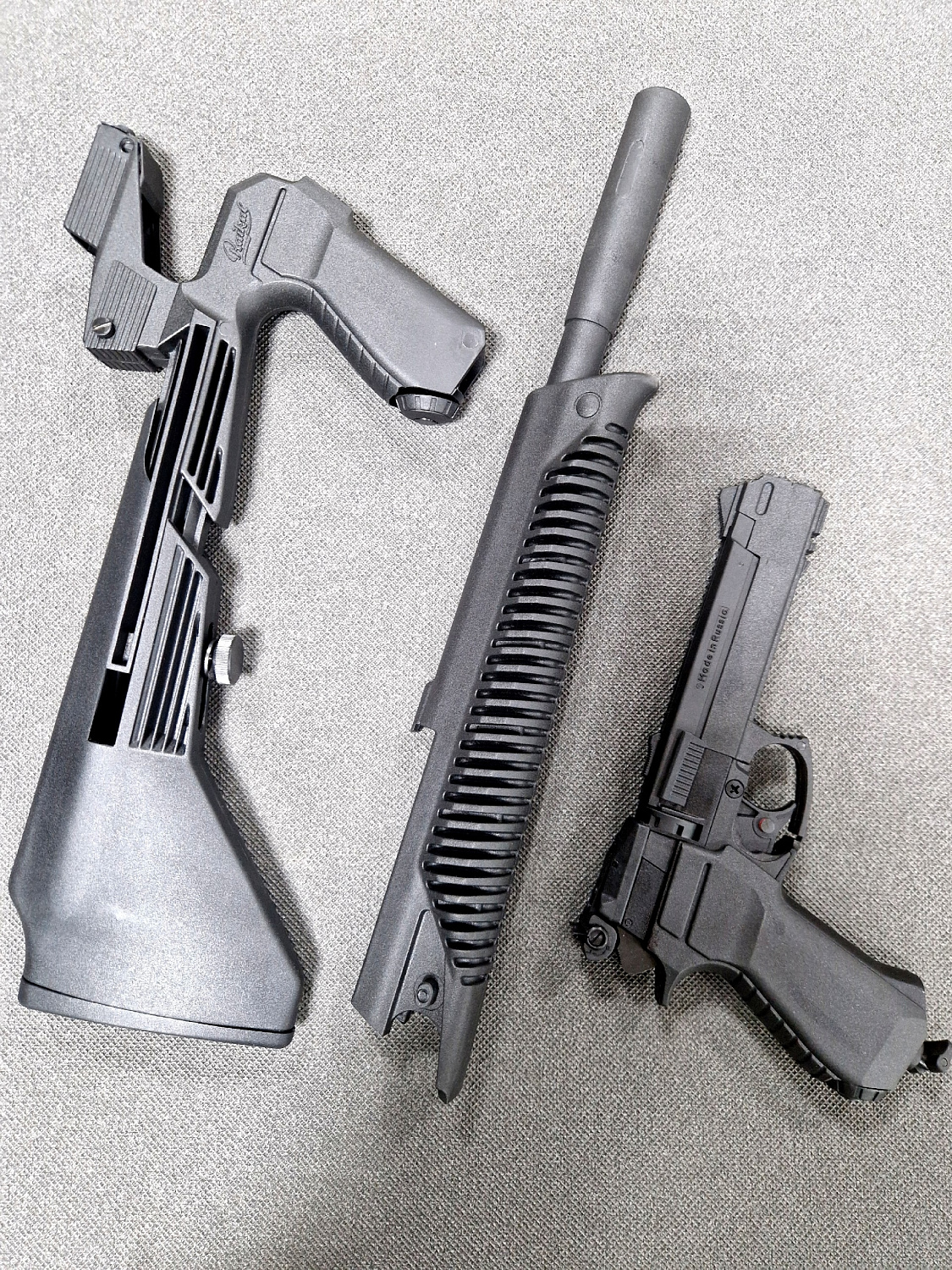 2-в-1: модульный пневматический пистолет-трансформер МР-651КС-11