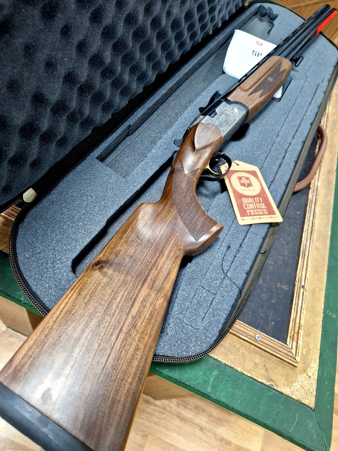 Двустволка ATA SP Silverline I с художественной гравировкой