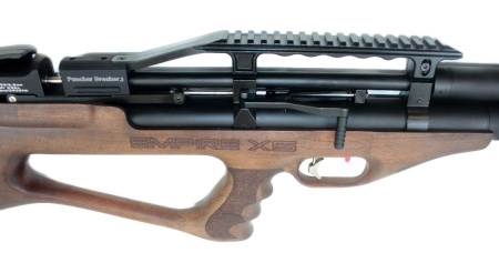 PCP Пневматическая винтовка Puncher breaker 3 k.6,35мм орех Empire XS