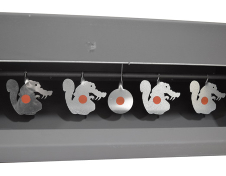 Мишень Shootman автомат с пулеулавливателем Белки металл 2мм (1)