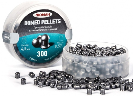 Пуля пневм. Люман 4,5мм Domed pellets 0.57г.(300)/1уп.