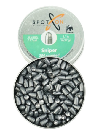 Пуля пневм. Spoton Sniper 4,5мм 1,10гр (350)/1уп.