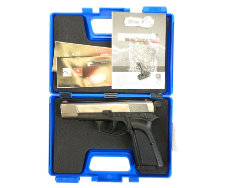 Пневматический пистолет EKOL ES P66 C Fume 4,5к никель