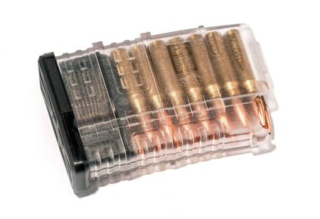 Магазин Сайга к.308 15мест прозр. Pufgun