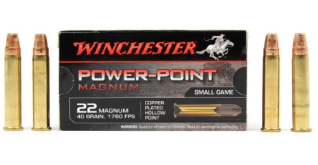 Патрон .22WM Winсhester Power Point HP 40  (50)/1шт.