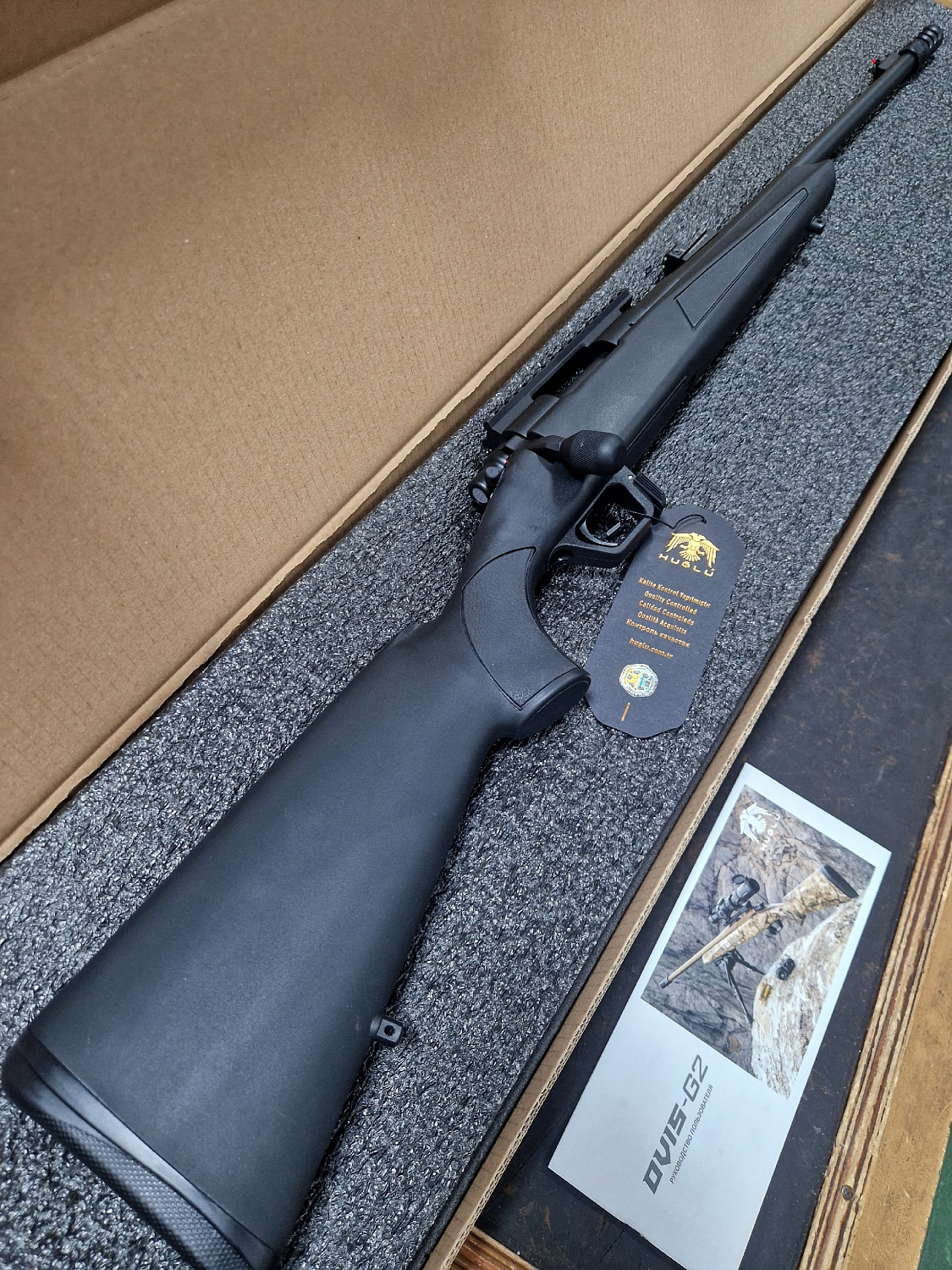 Нарезной карабин HUGLU OVIS G2 Synthetic Black