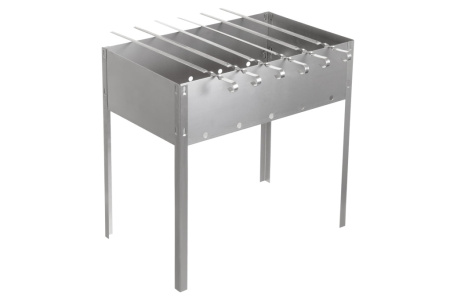 Мангал 500х300х500х0,8мм +6шампуров сборный Boyscaut /61237/