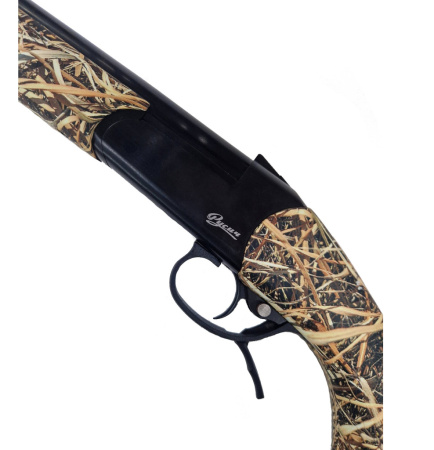 Охот. ружье МР-18 М-М кал.12/76 710мм плс Русич зат.бер. камуф. Камыш  жел. Soft Touch