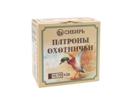 Патрон Новосибирск Сибирь 16/70 №1 б/к 28гр (25)