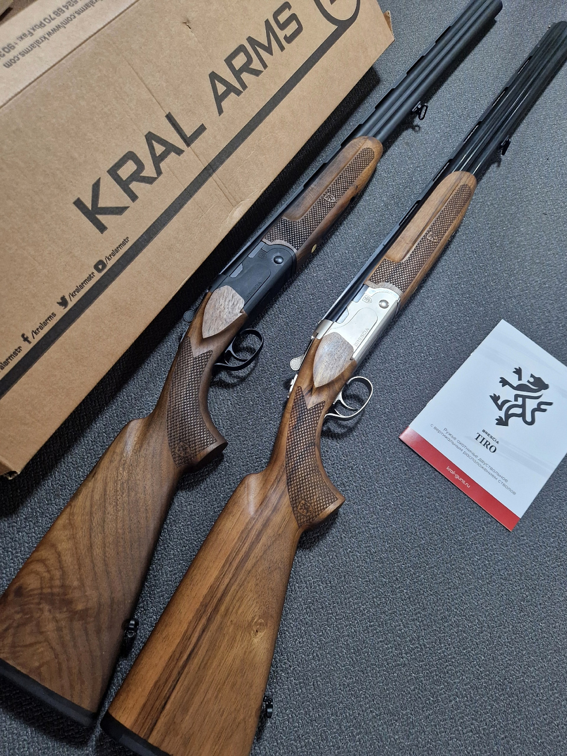 Kral Brescia Tiro с черной и никелированной коробкой