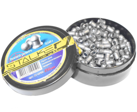 Пуля пневм. Stalker Domed pellets 4,5мм 0,57гр (250)/1уп.