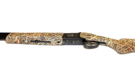 Охот. ружье МР-18 М-М кал.12/76 710мм плс Русич зат.бер. камуф. Камыш  жел. Soft Touch